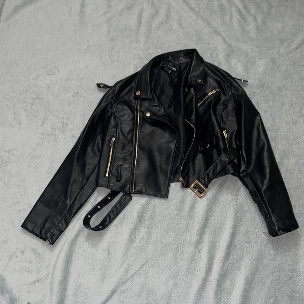 Black Leather Jacket for Women